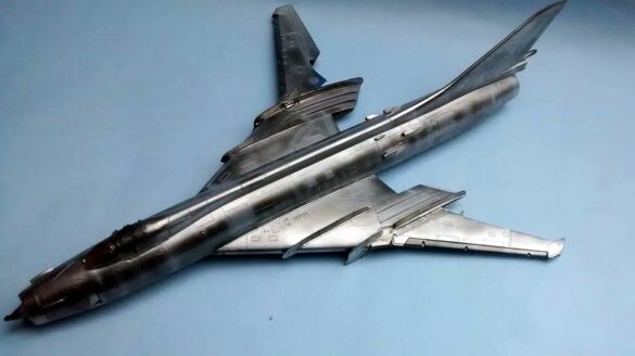 SUKHOI SU-17M 1/48 Scale Build Review – Scratchbuilt Soviet Aircraft Projec Finished SUKHOI SU-17M 1-48 scale aircraft model display