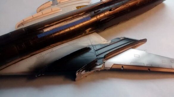 SUKHOI SU-17M 1/48 Scale Build Review – Scratchbuilt Soviet Aircraft Projec Realistic oxidation and weathering on Soviet SU-17M model