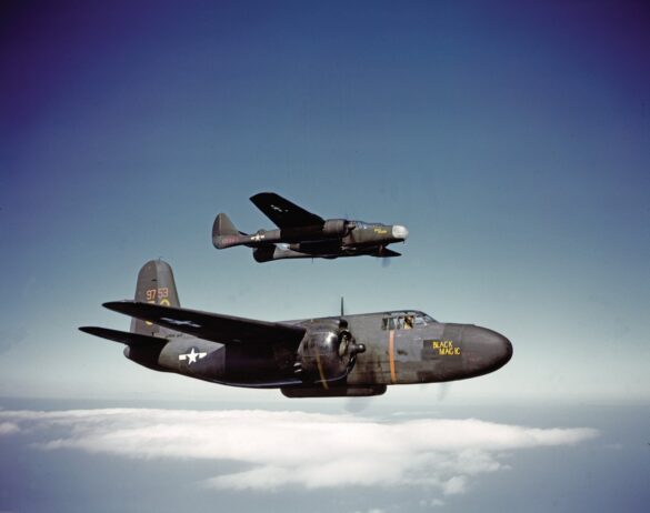 Olive Drab weathering comparison WWII aircraft