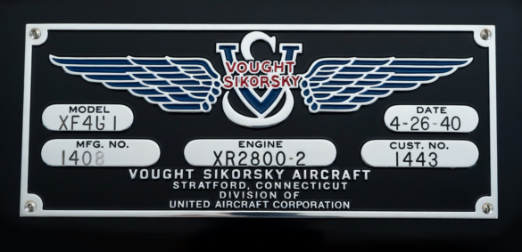XF4U-1 Corsair Prototype (Bu.No.1443): The Aircraft That Created the Corsair Legend XF4U-1 Corsair Prototype Bu.No.1443 during historical flight testing