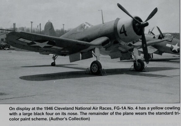 F4U-1 Wasp Major Corsair prototype side view