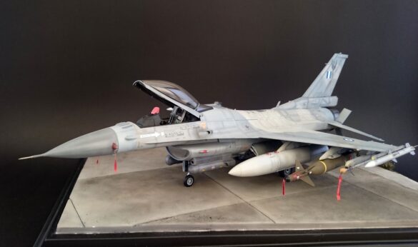 F-16C Block 50 Fighting Falcon 1/48 Tamiya – Greek Air Force 347 Squadron Build Review Final completed F-16C Block 50 Fighting Falcon of 347 Squadron Perseus in 1/48 scale
