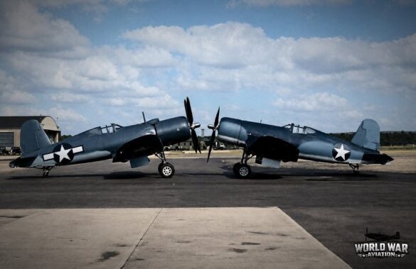 F4U-1 Wasp Major Corsair prototype side view