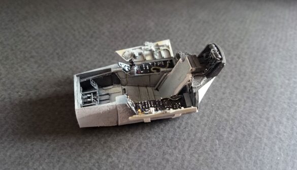 F-16C Block 50 Fighting Falcon 1/48 Tamiya – Greek Air Force 347 Squadron Build Review Detailed cockpit upgrade using Aires aftermarket set on F-16C Block 50