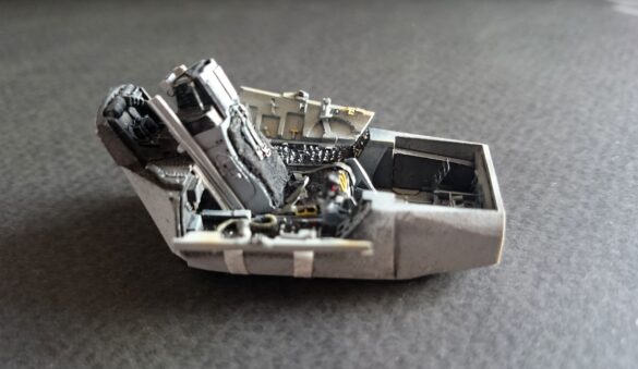 F-16C Block 50 Fighting Falcon 1/48 Tamiya – Greek Air Force 347 Squadron Build Review Detailed cockpit upgrade using Aires aftermarket set on F-16C Block 50