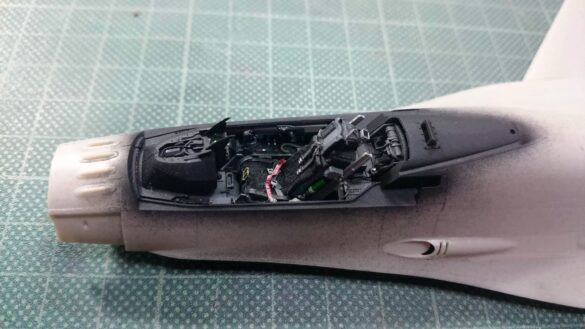 F-16C Block 50 Fighting Falcon 1/48 Tamiya – Greek Air Force 347 Squadron Build Review Detailed cockpit upgrade using Aires aftermarket set on F-16C Block 50