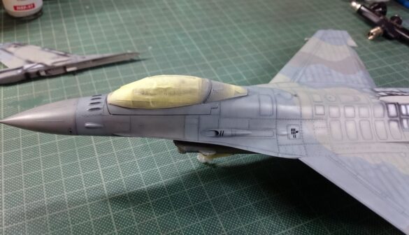 F-16C Block 50 Fighting Falcon 1/48 Tamiya – Greek Air Force 347 Squadron Build Review Final completed F-16C Block 50 Fighting Falcon of 347 Squadron Perseus in 1/48 scale