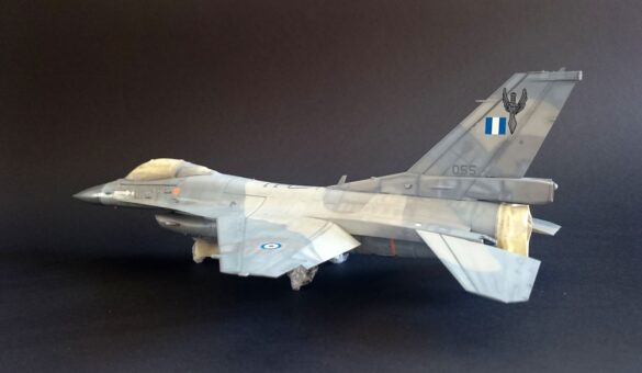 F-16C Block 50 Fighting Falcon 1/48 Tamiya – Greek Air Force 347 Squadron Build Review Final completed F-16C Block 50 Fighting Falcon of 347 Squadron Perseus in 1/48 scale