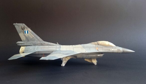 F-16C Block 50 Fighting Falcon 1/48 Tamiya – Greek Air Force 347 Squadron Build Review Final completed F-16C Block 50 Fighting Falcon of 347 Squadron Perseus in 1/48 scale
