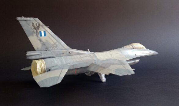 F-16C Block 50 Fighting Falcon 1/48 Tamiya – Greek Air Force 347 Squadron Build Review Final completed F-16C Block 50 Fighting Falcon of 347 Squadron Perseus in 1/48 scale