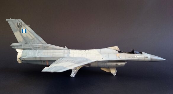 F-16C Block 50 Fighting Falcon 1/48 Tamiya – Greek Air Force 347 Squadron Build Review Final completed F-16C Block 50 Fighting Falcon of 347 Squadron Perseus in 1/48 scale