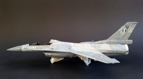 F-16C Block 50 Fighting Falcon 1/48 Tamiya – Greek Air Force 347 Squadron Build Review Final completed F-16C Block 50 Fighting Falcon of 347 Squadron Perseus in 1/48 scale