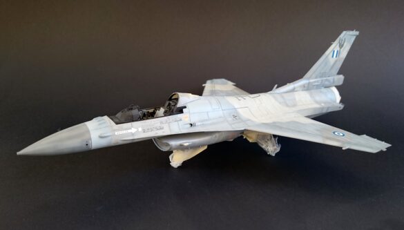 F-16C Block 50 Fighting Falcon 1/48 Tamiya – Greek Air Force 347 Squadron Build Review Final completed F-16C Block 50 Fighting Falcon of 347 Squadron Perseus in 1/48 scale