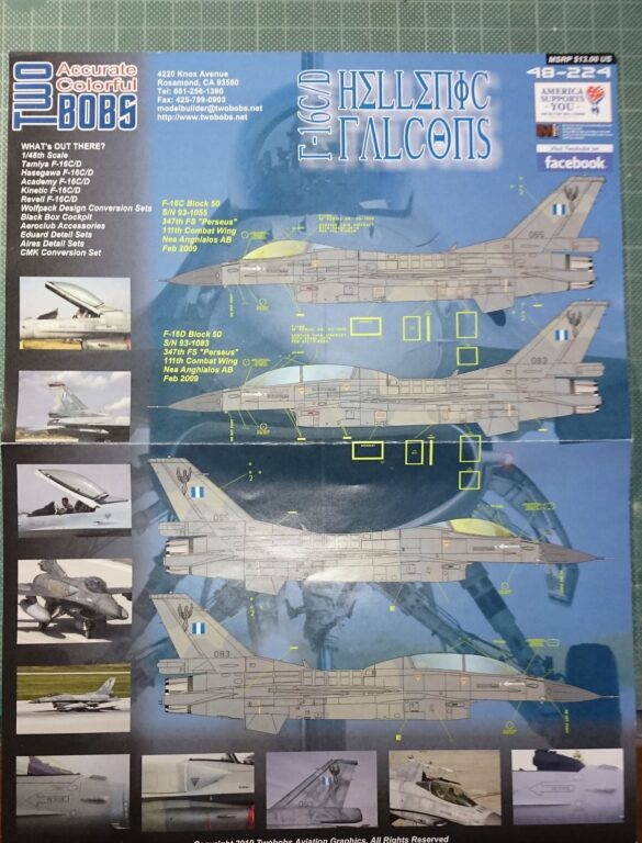 F-16C Block 50 Fighting Falcon 1/48 Tamiya – Greek Air Force 347 Squadron Build Review Final completed F-16C Block 50 Fighting Falcon of 347 Squadron Perseus in 1/48 scale