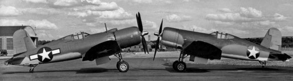 F4U-1 Wasp Major Corsair prototype side view