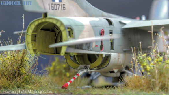 Corsair Graveyard, Araxos Air Base, Hasegawa A-7E 1/48, HAF Corsair II, A-7E weathering, Greek Corsair modeling