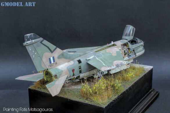 Corsair Graveyard, Araxos Air Base, Hasegawa A-7E 1/48, HAF Corsair II, A-7E weathering, Greek Corsair modeling