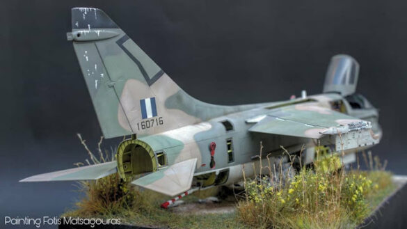 Corsair Graveyard, Araxos Air Base, Hasegawa A-7E 1/48, HAF Corsair II, A-7E weathering, Greek Corsair modeling
