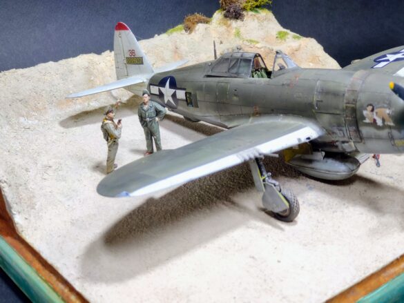 P-47D-3-RA Thunderbolt 42-22607 cockpit and victory markings