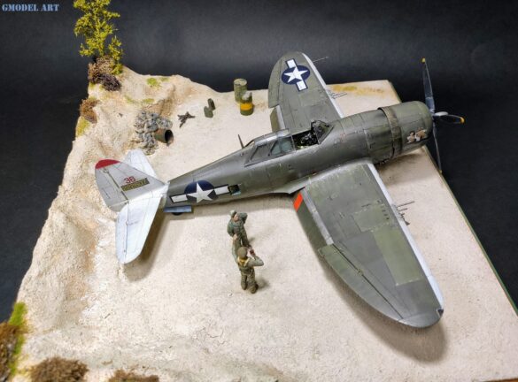 P-47D-3-RA Thunderbolt 42-22607 cockpit and victory markings