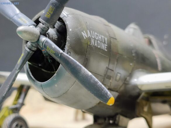 WWII Pacific diorama with Tamiya P-47 Thunderbolt model