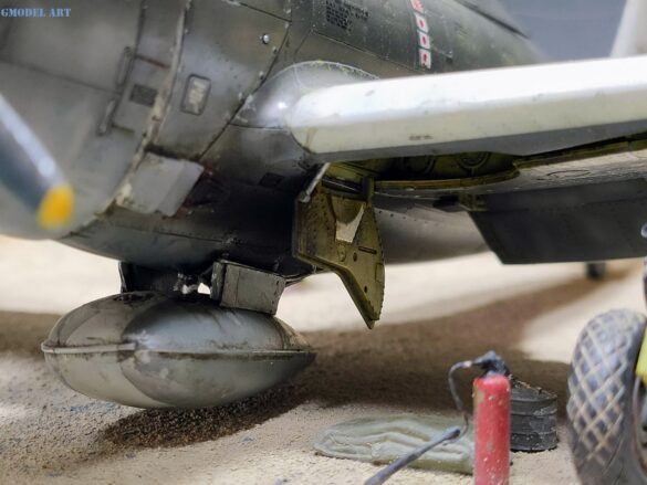 WWII Pacific diorama with Tamiya P-47 Thunderbolt model