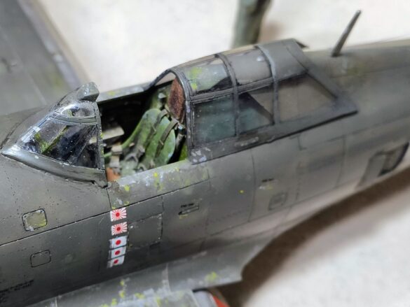 WWII Pacific diorama with Tamiya P-47 Thunderbolt model
