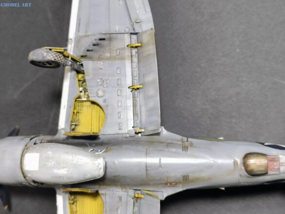 Republic P-47D Thunderbolt Pacific Theater model weathering details
