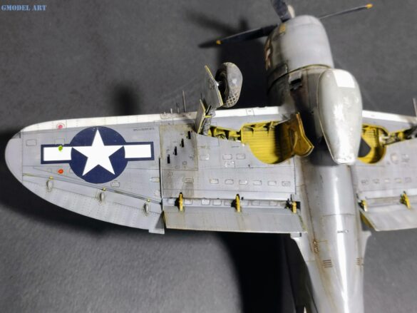Republic P-47D Thunderbolt Pacific Theater model weathering details
