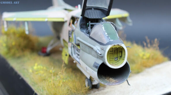 Corsair Graveyard, Araxos Air Base, Hasegawa A-7E 1/48, HAF Corsair II, A-7E weathering, Greek Corsair modeling