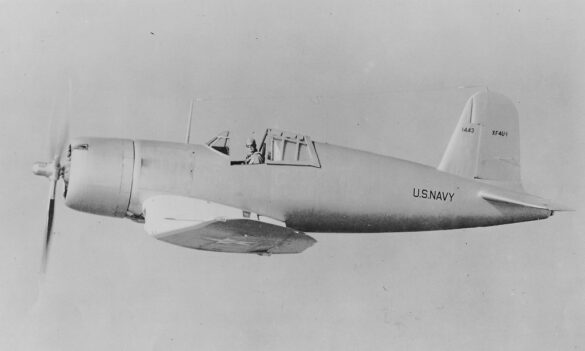 XF4U 1CorsairBuNo1443inflighttakenonOctober81940