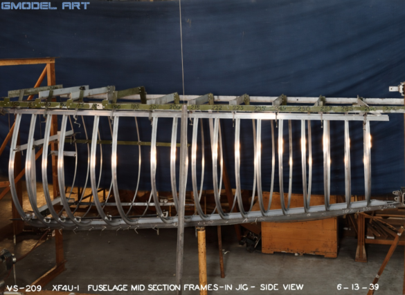 generated image 13JRC 31 5 PB2 VS 209 XF4U 1 Fuselage Mid section