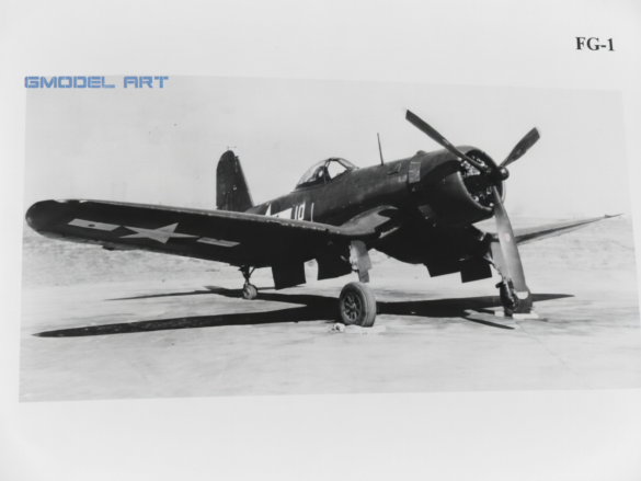 Goodyear FG-1A 091 experimental bubble canopy Corsair during flight testing in 1944
