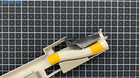 Aires resin cockpit installed in a Hasegawa 1/48 A-7E Corsair II project.