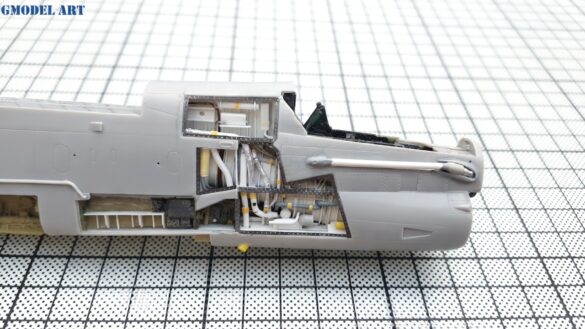 Aires resin cockpit installed in a Hasegawa 1/48 A-7E Corsair II project.