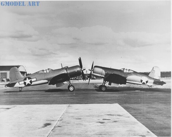 Evolution from F4U-1 WM to F2G Super Corsair