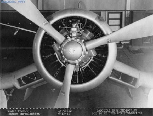 xf4u engine installation 18652582662 o