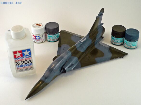 Dassault-Breguet Mirage 2000D Mirage 2000D camouflage on white background before weathering