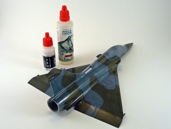 Dassault-Breguet Mirage 2000D Gloss-coated Mirage 2000D ready for decal application