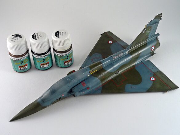 Dassault-Breguet Mirage 2000D Ammo PLW panel line wash applied on Mirage 2000D
