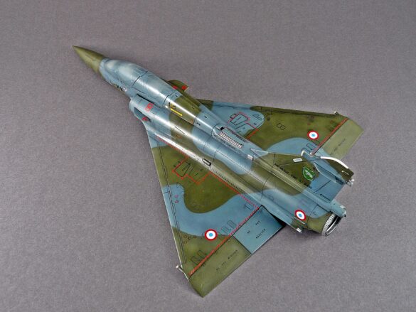 Dassault-Breguet Mirage 2000D French Mirage 2000D weathering progress before final effects