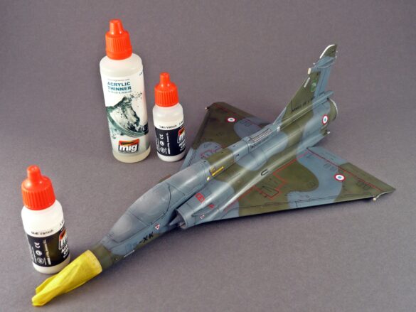 Dassault-Breguet Mirage 2000D Mirage 2000D satin and matt varnish finishing stages