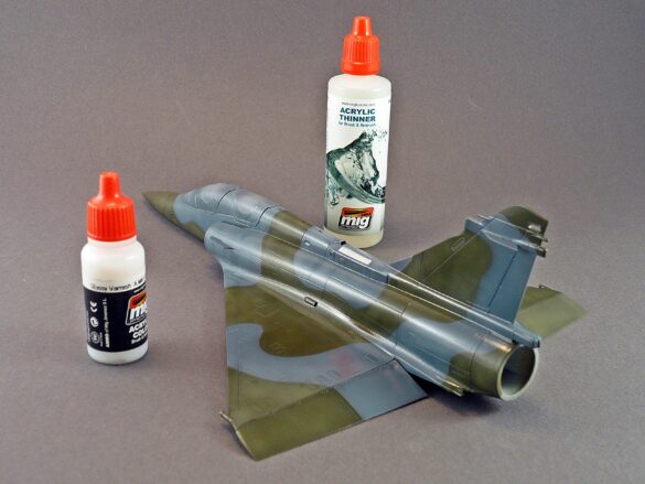 Dassault-Breguet Mirage 2000D Mirage 2000D prepared for decals with Ammo gloss varnish