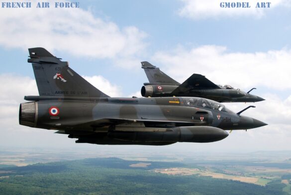 Dassault-Breguet Mirage 2000D Mirage 2000D model", "Mirage 2000D painting", "Mirage 2000D weathering" και "French Air Force scale model".