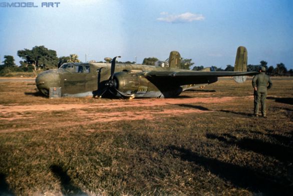 North American B-25 Mitchell aircraft abandoned after World War II