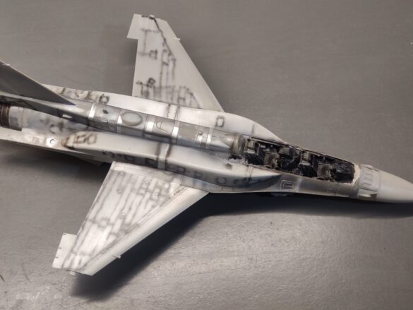 F-16D Block 52+ Advanced Hellenic Air Force 1/48 scale model built from the Tamiya F-16C conversion.