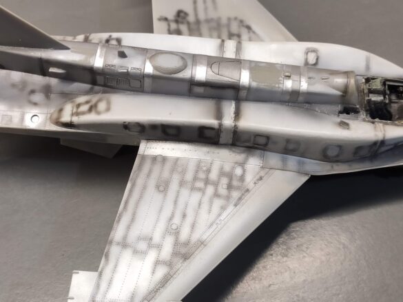 F-16D Block 52+ Advanced Hellenic Air Force 1/48 scale model built from the Tamiya F-16C conversion.