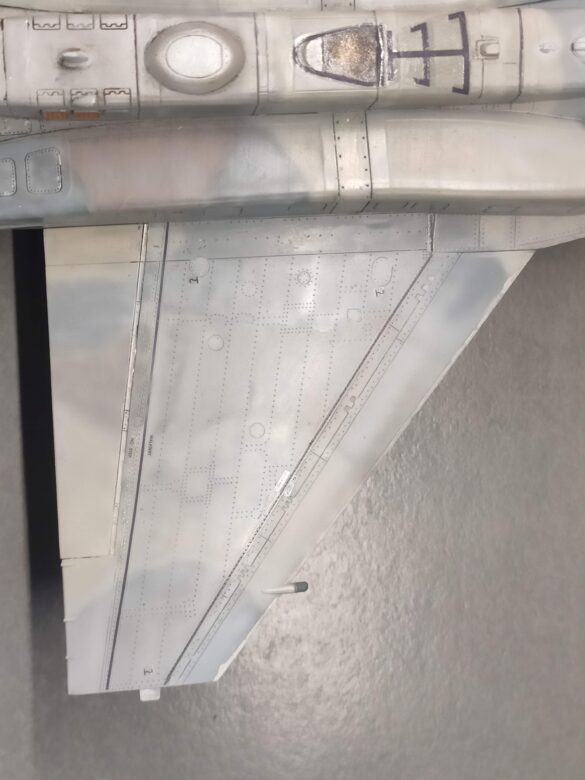 FS595 color guide for the Hellenic Air Force F-16D Block 52+ Advanced Aegean Ghost camouflage.
