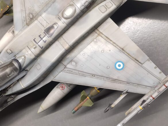Paint equivalence chart for the F-16D Block 52+ Advanced camouflage colors across major hobby paint brands.