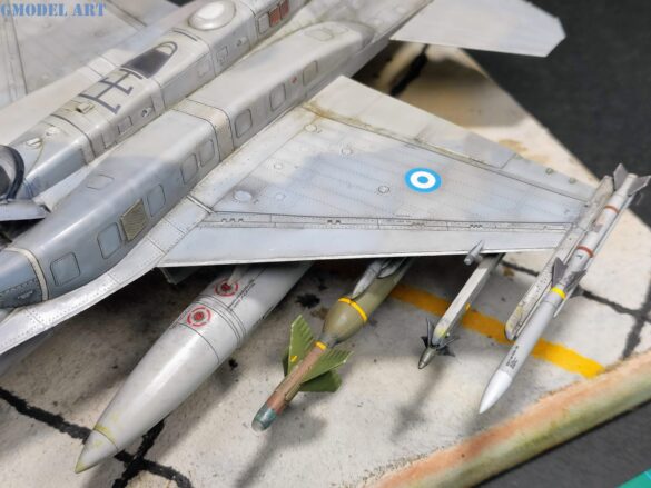 Converting the Tamiya F-16C fuselage into a Hellenic Air Force F-16D Block 52+ Advanced.